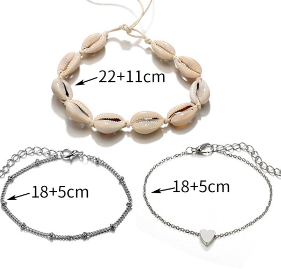 Beachday Anklet Set